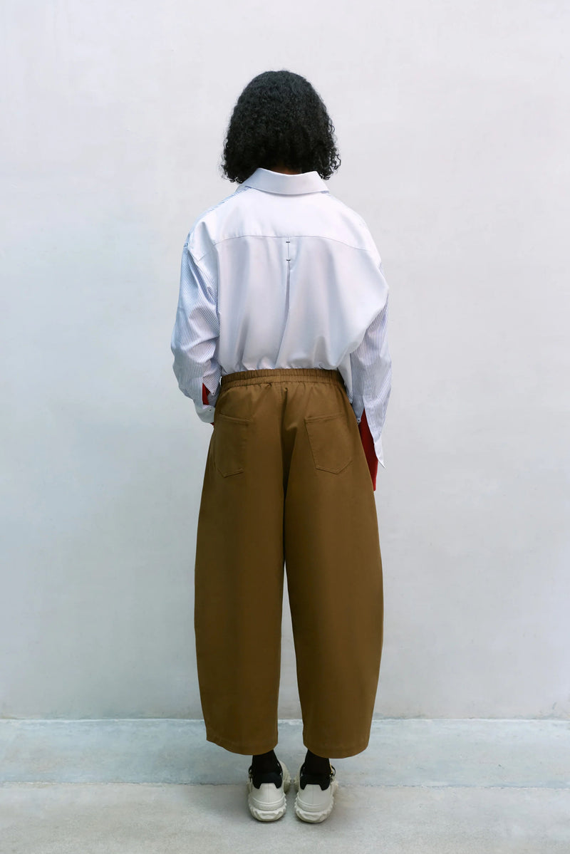 Cordera - Soft Cotton Curved Pants Toffee