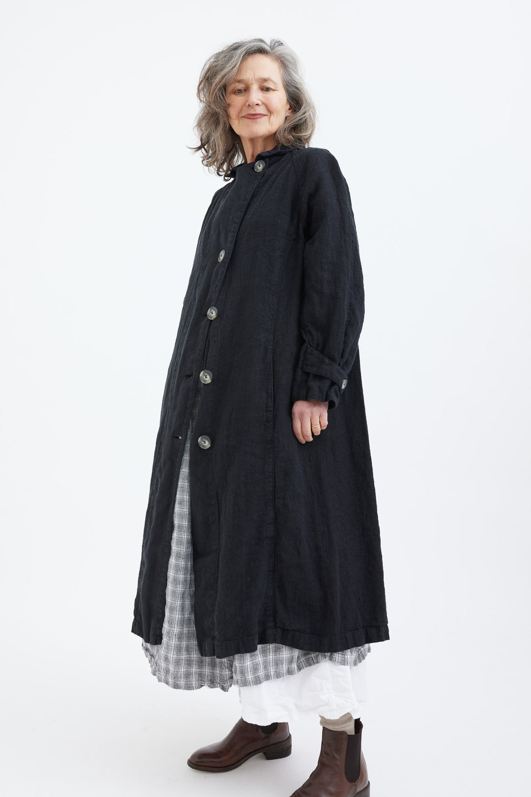 Metta - 1915 Unisex Duster Jacket - Thick Linen
