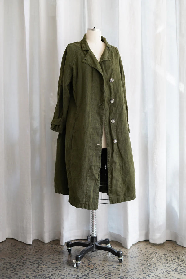 Metta - 1915 Unisex Duster Jacket - Thick Linen