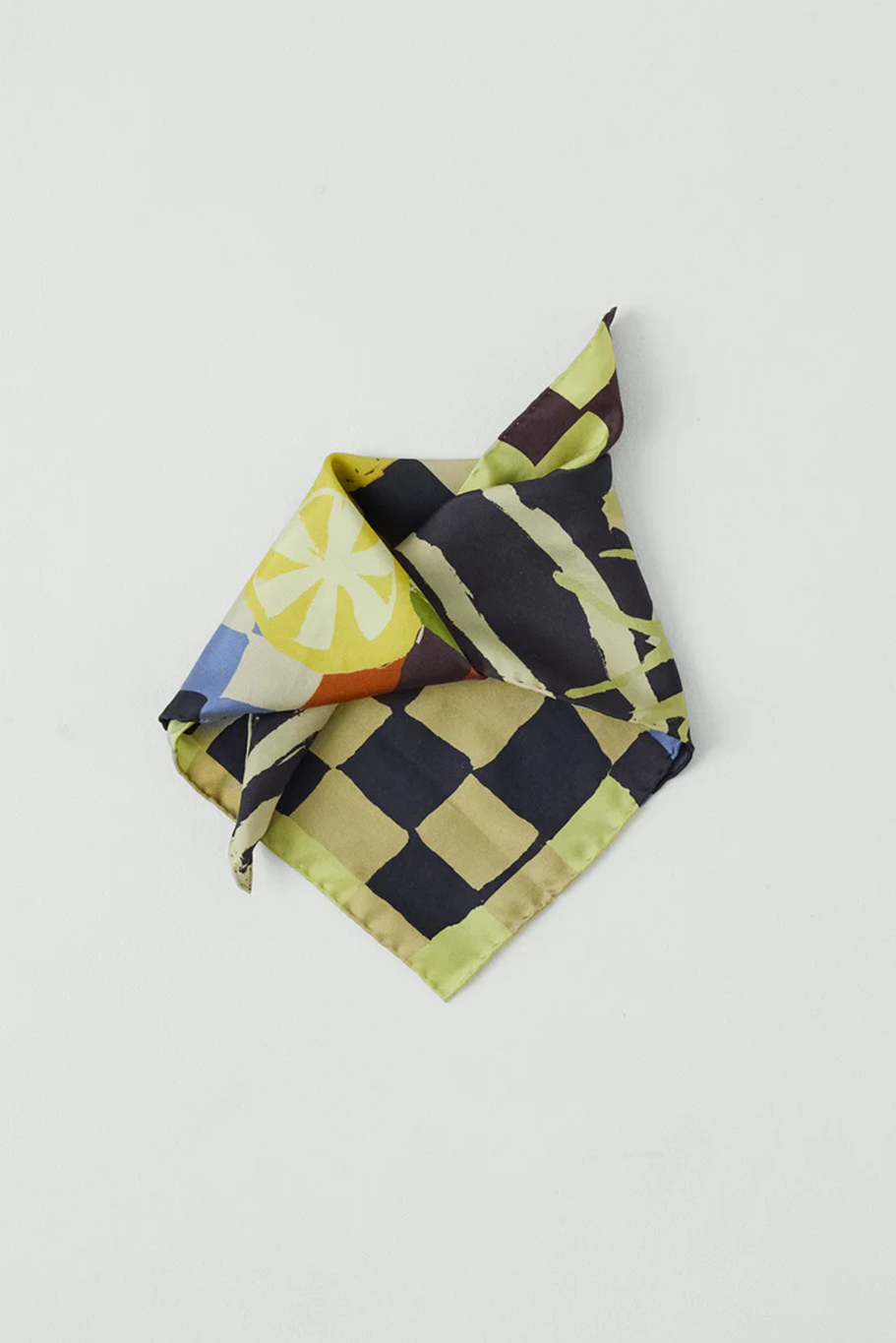 Toast - Abstract Still Life Silk Bandana