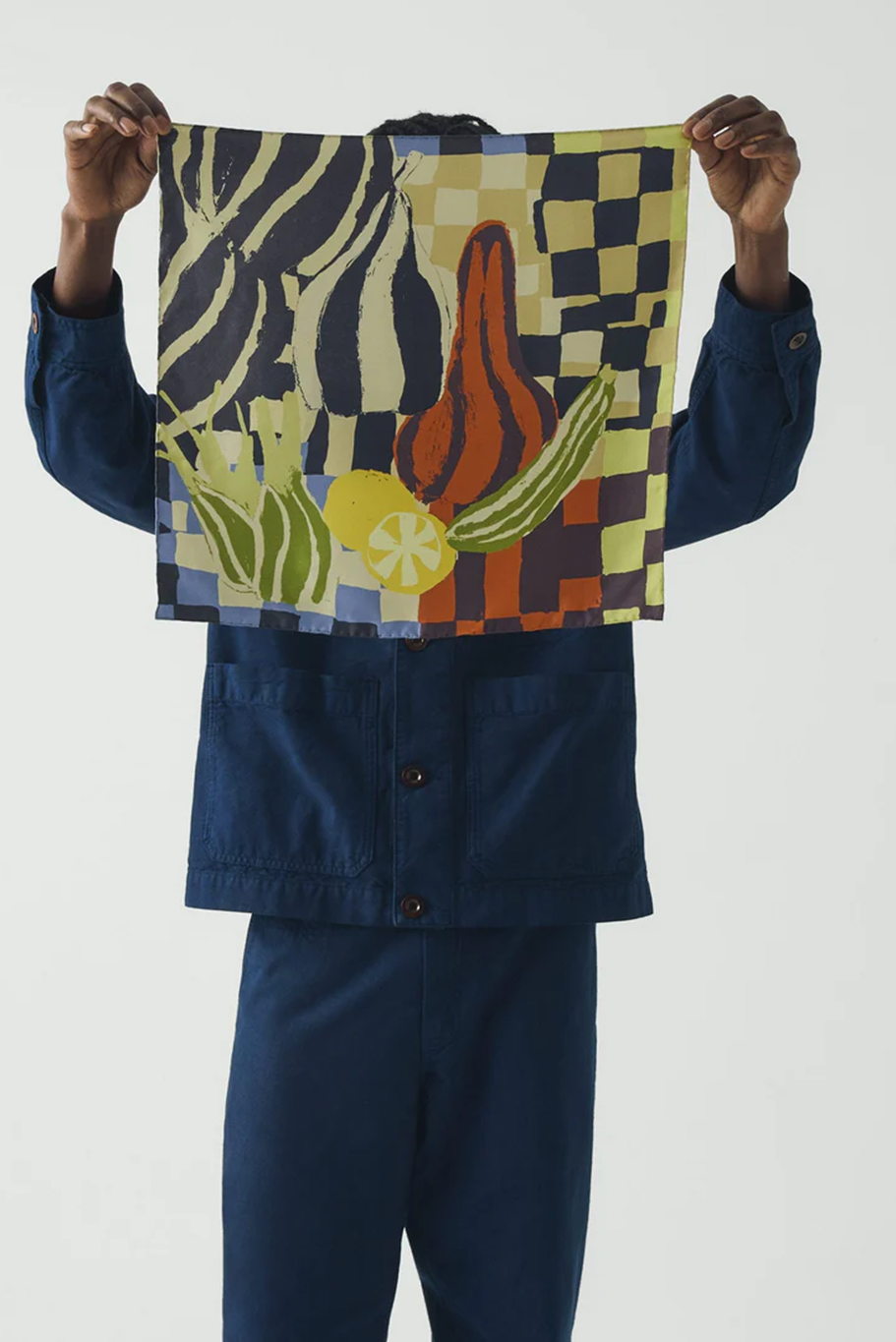 Toast - Abstract Still Life Silk Bandana