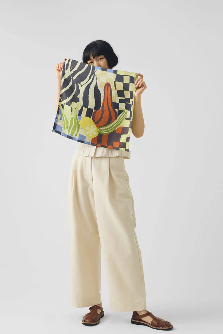 Toast - Abstract Still Life Silk Bandana
