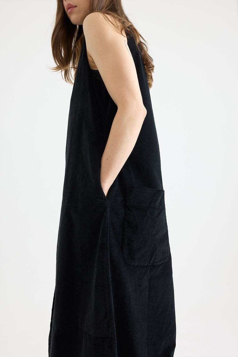 Album Di Famiglia - Long Sleevless Dress - Black
