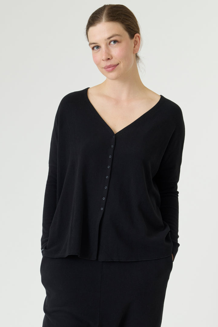 Album di Famiglia - Cardigan Over JP - Black