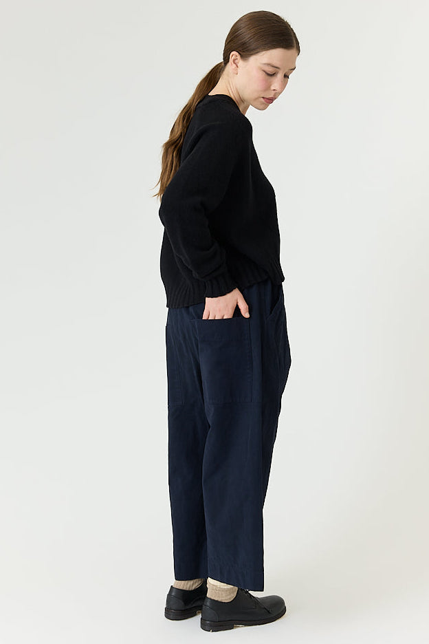 Album di Famiglia - Wide &amp; Short Trousers WCC - Navy
