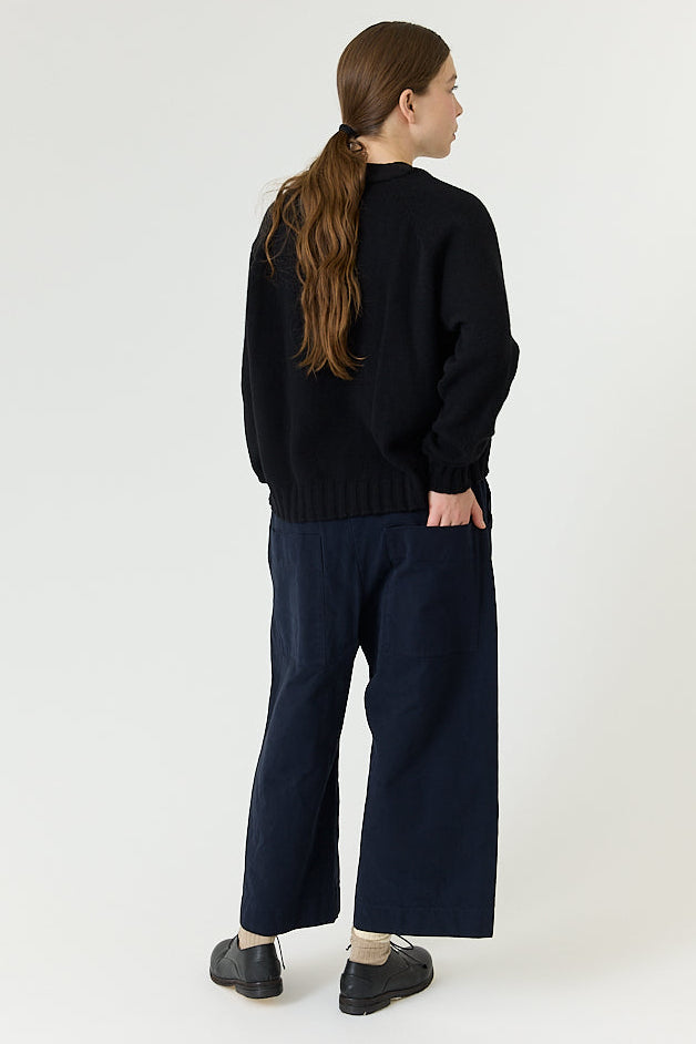Album di Famiglia - Wide &amp; Short Trousers WCC - Navy