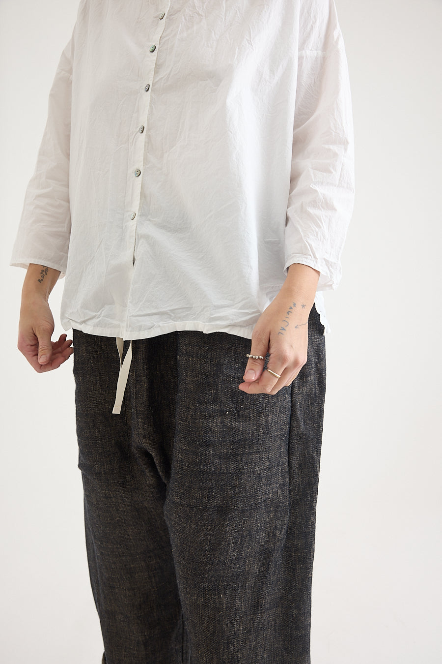 Album di Famiglia - Short Collar Shirt - Cotton