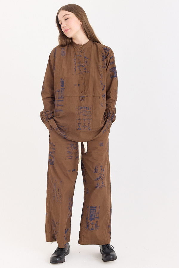 Aleksandr Manamis - Shirt - Brown Ornament