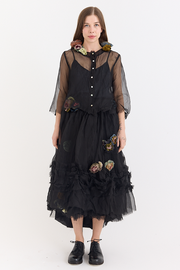 Aleksandr Manamis - Skirt - Black Silk