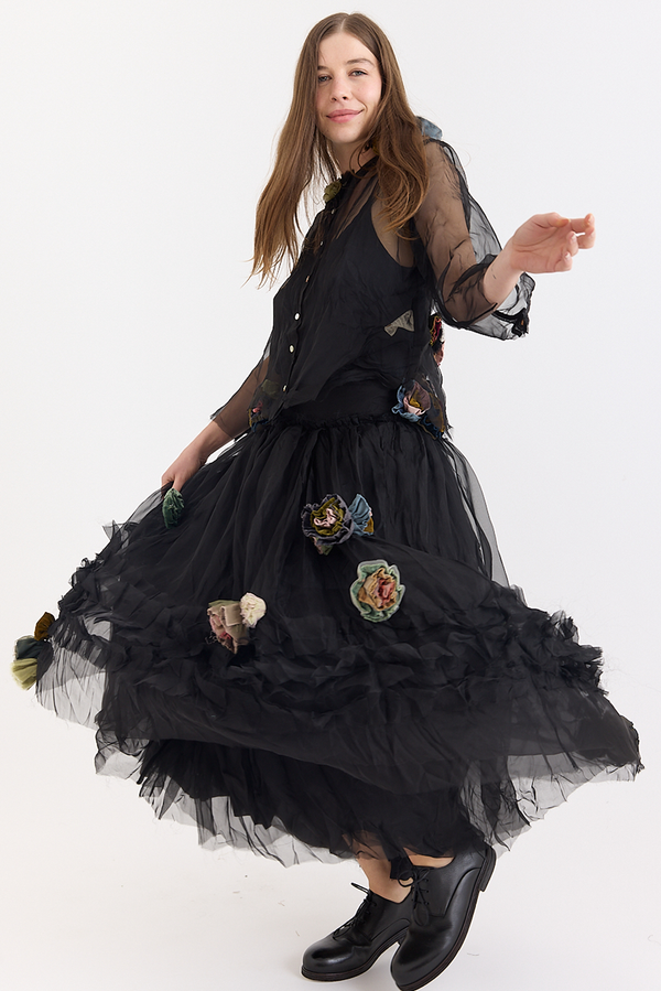 Aleksandr Manamis - Skirt - Black Silk
