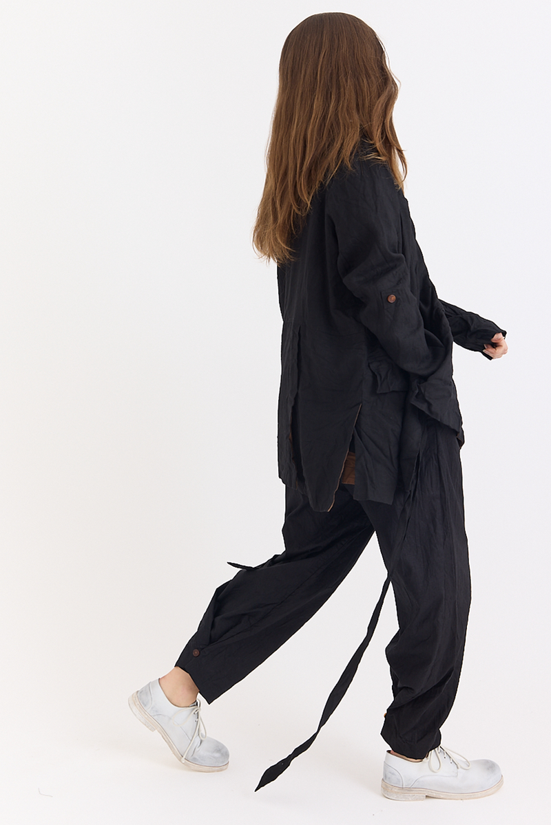Aleksandr Manamis - Jacket - Black Linen