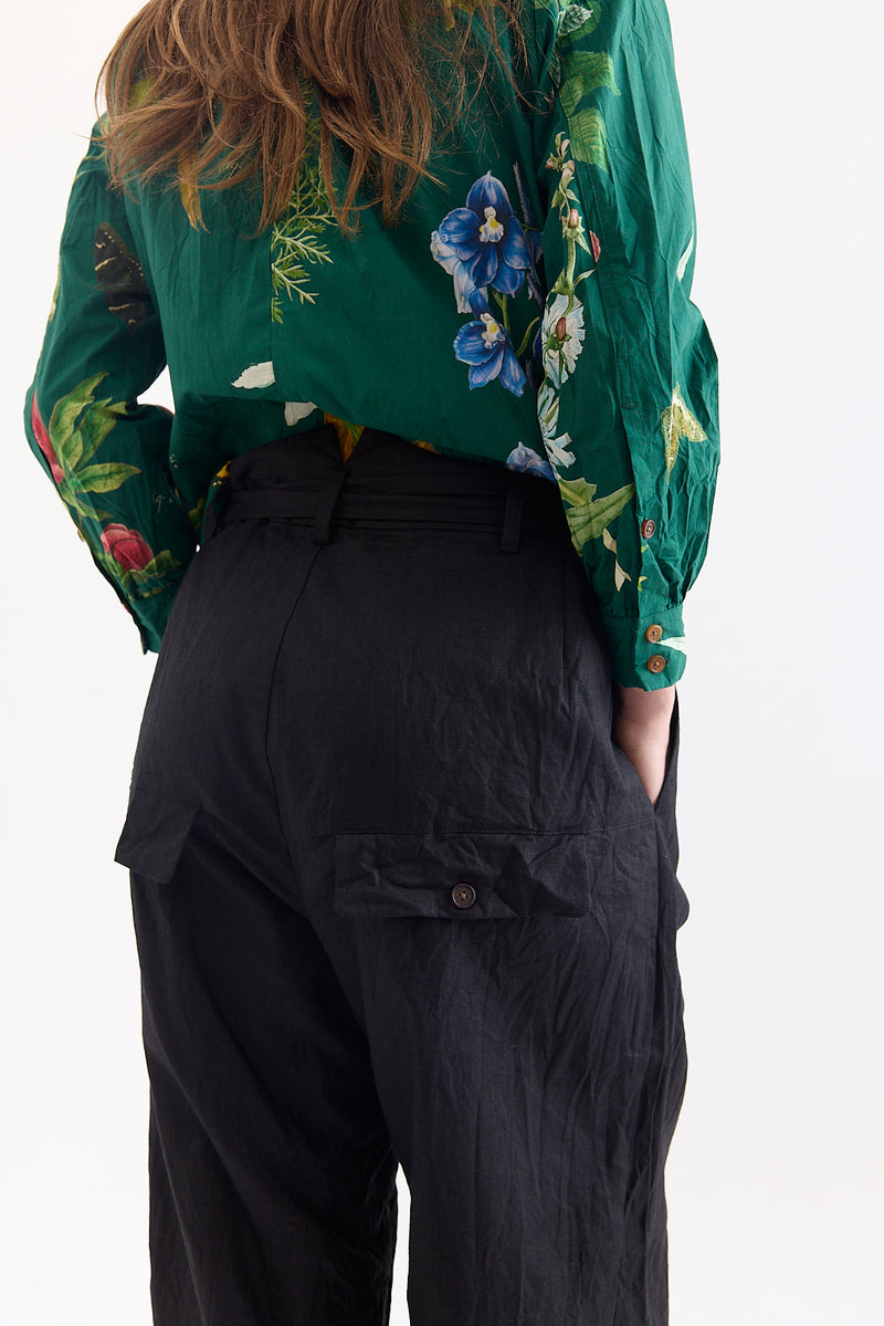 Aleksandr Manamis - Pant - Black Linen