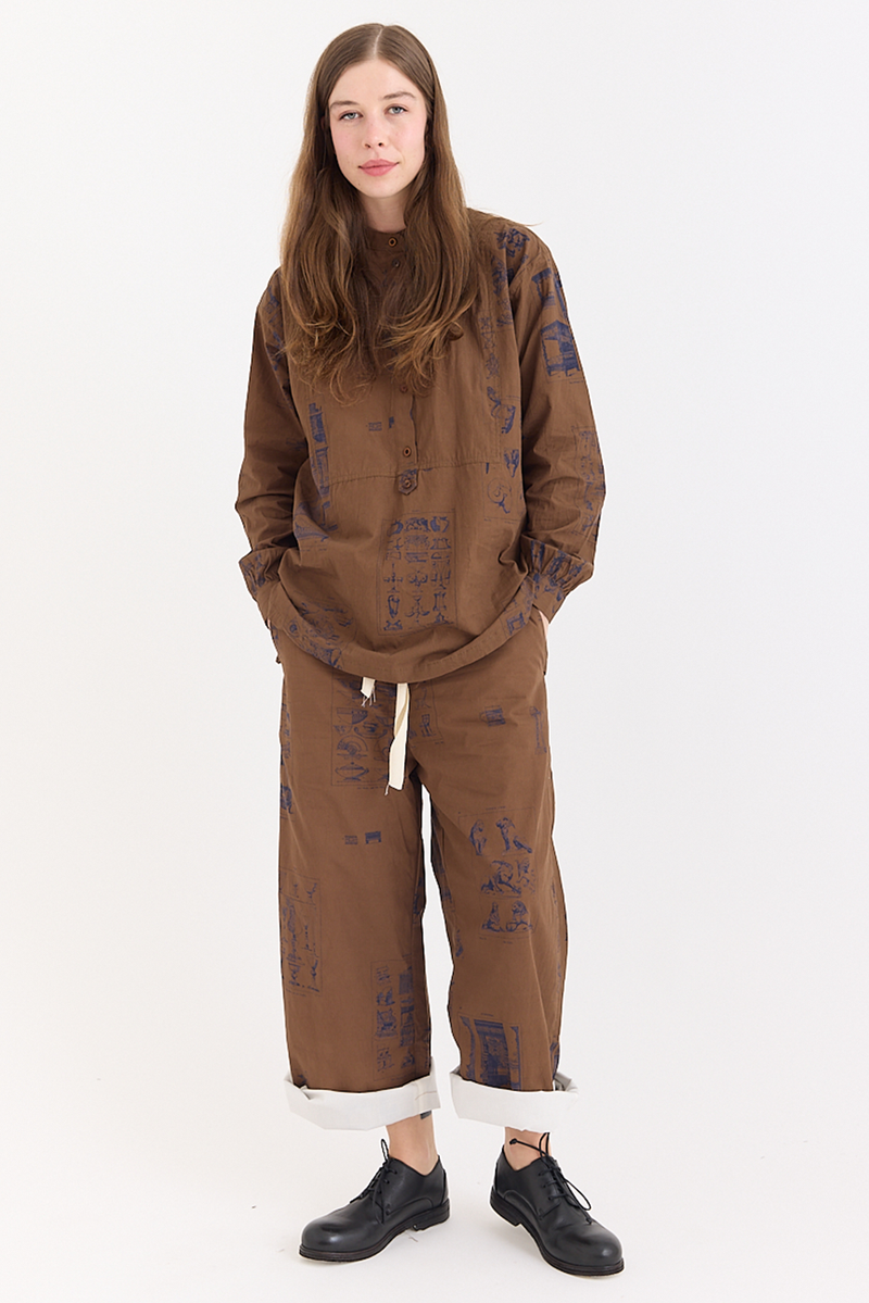 Aleksandr Manamis - Pant - Brown Ornament