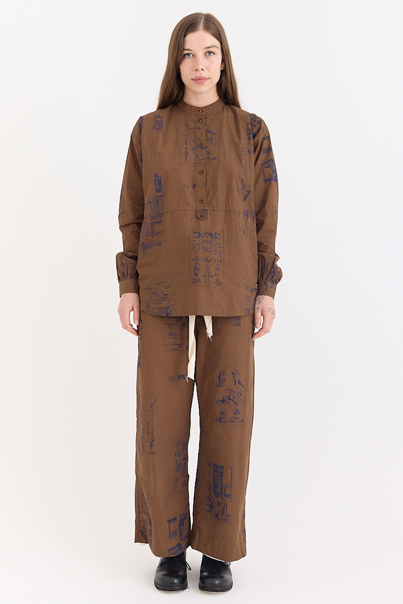 Aleksandr Manamis - Pant - Brown Ornament