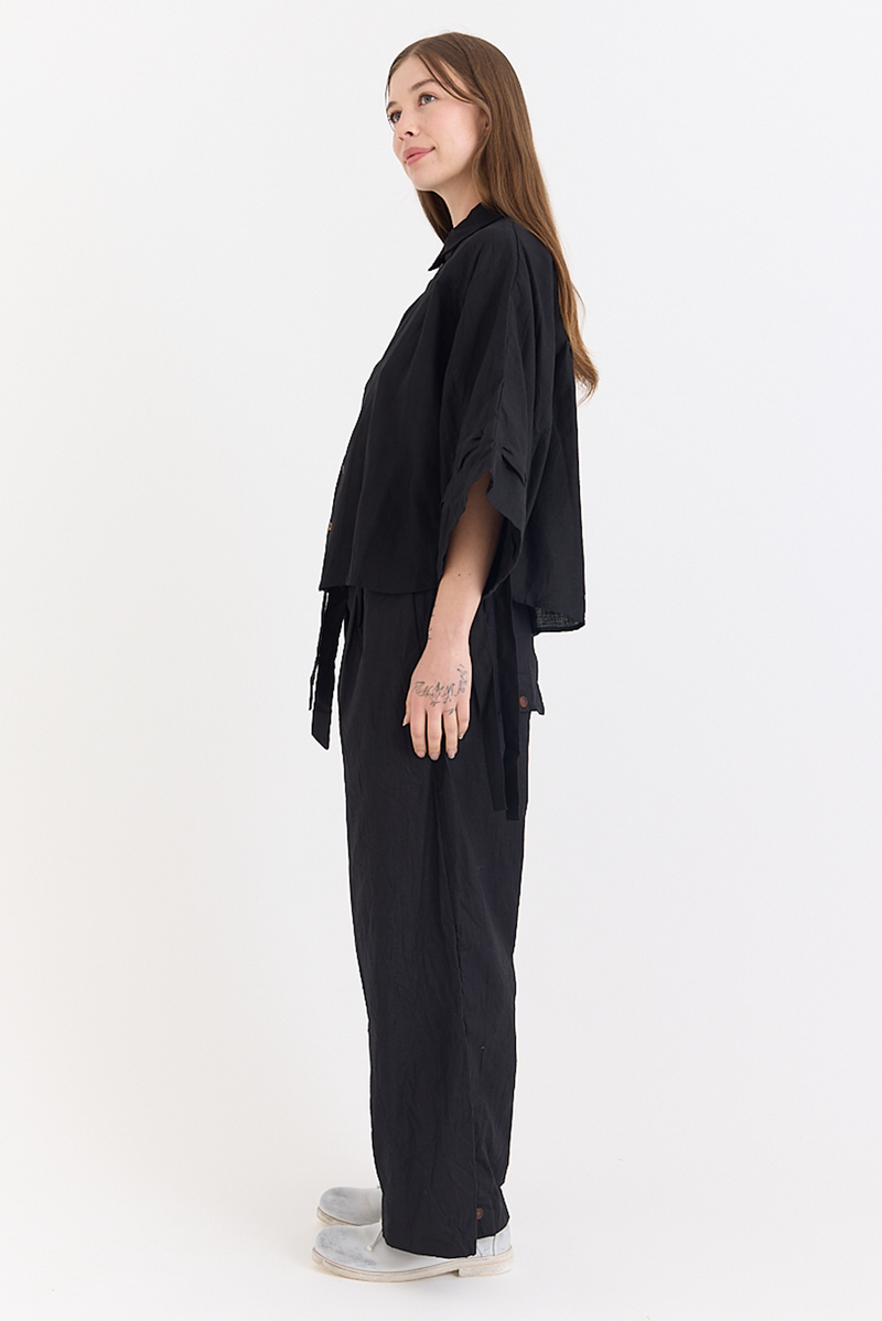 Aleksandr Manamis - Shirt - Black Linen