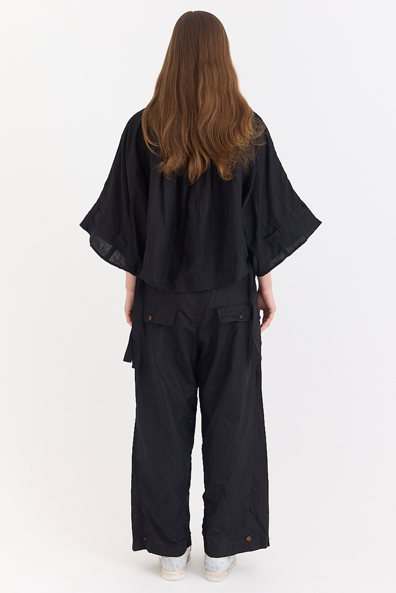Aleksandr Manamis - Shirt - Black Linen
