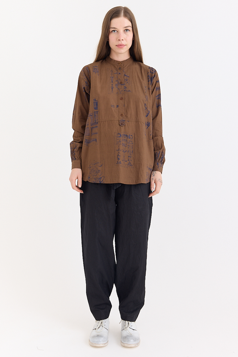 Aleksandr Manamis - Shirt - Brown Ornament