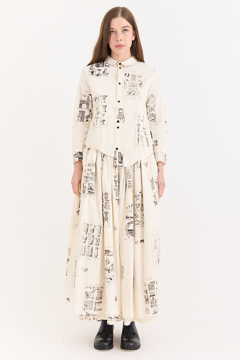 Aleksandr Manamis - Skirt - Ornament Print