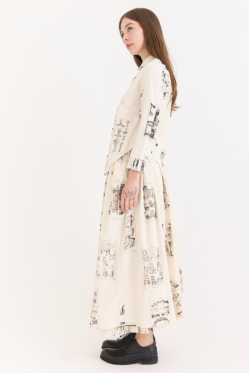 Aleksandr Manamis - Skirt - Ornament Print