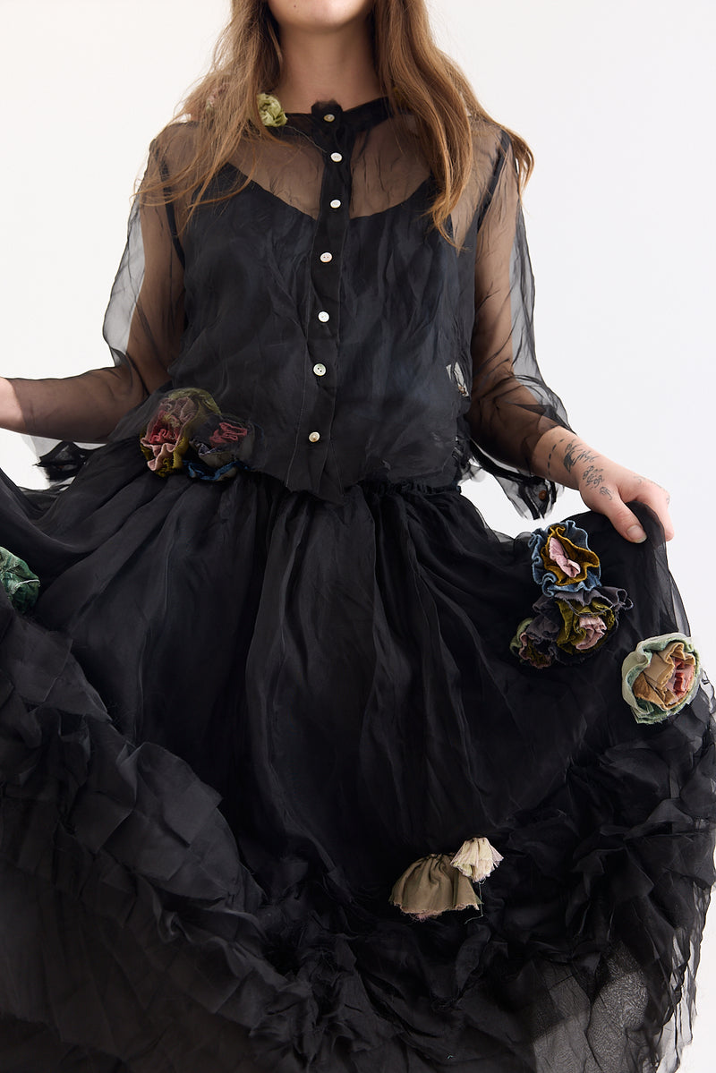Aleksandr Manamis - Skirt - Black Silk