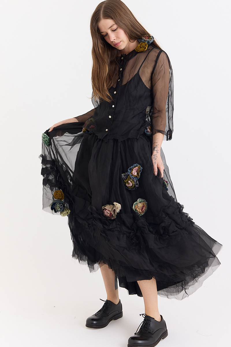 Aleksandr Manamis - Skirt - Black Silk