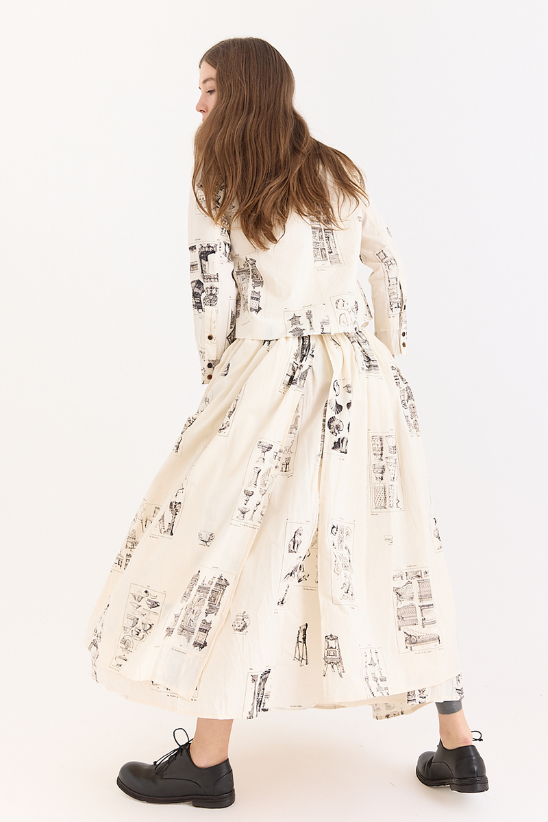 Aleksandr Manamis - Skirt - Ornament Print
