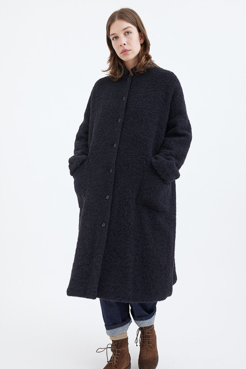 Apuntob - Alpaca Virgin Wool Coat - P1802/TS721