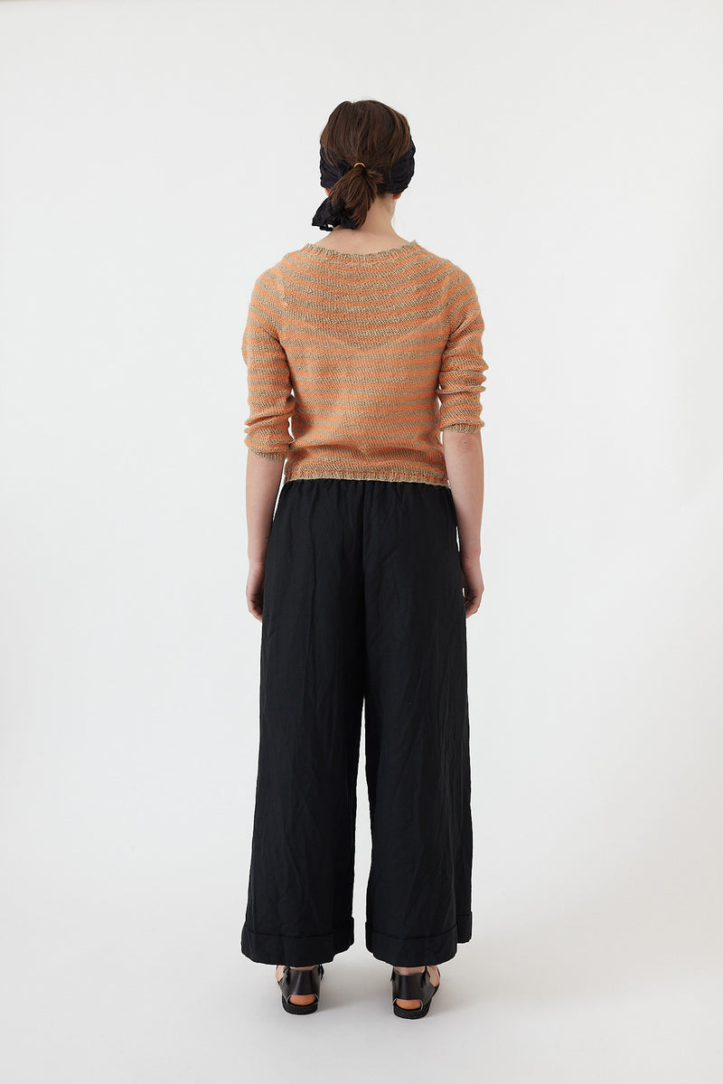 Daniela Gregis - Andrea Girocollo Hand-Knitted Sweater - Natural Peach