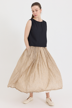 Metta - Ulla Skirt - Ginza Print Double Cotton Voile