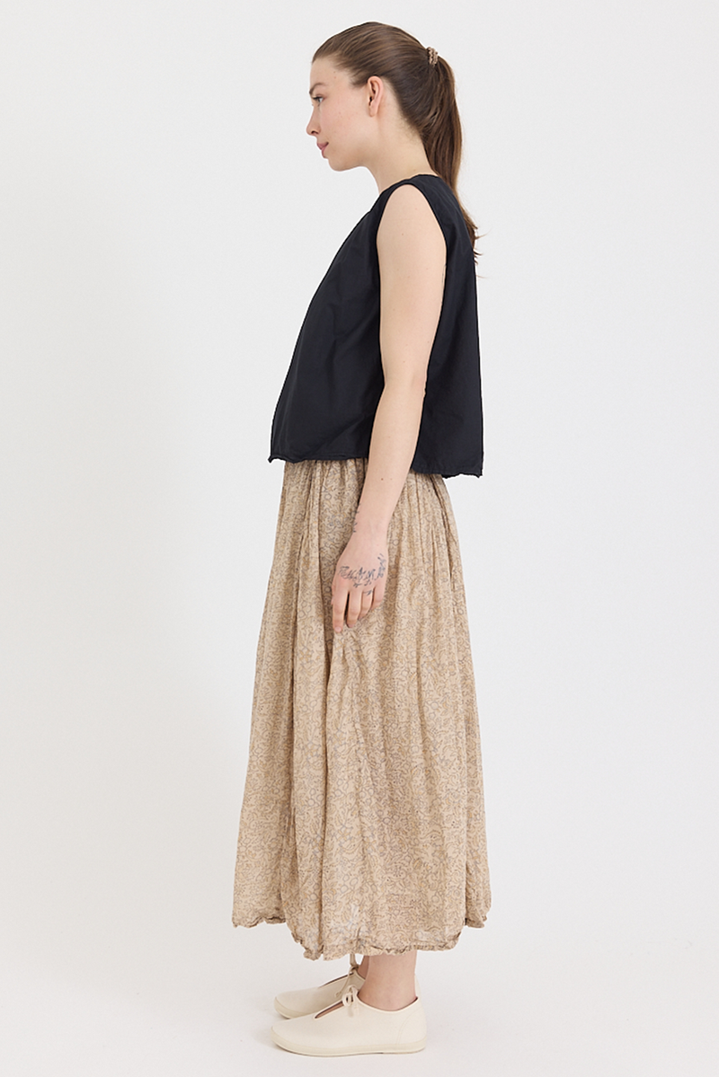 Metta - Ulla Skirt - Ginza Print Double Cotton Voile