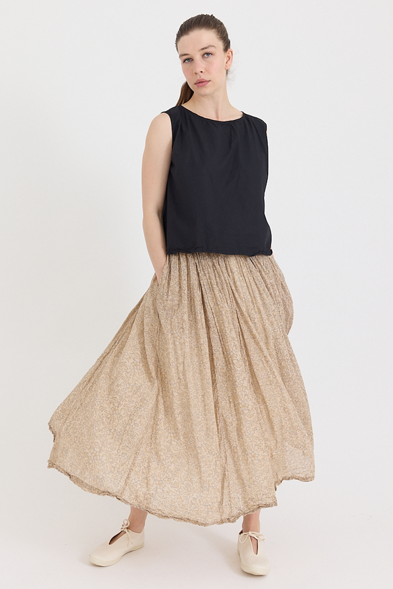Metta - Ulla Skirt - Ginza Print Double Cotton Voile