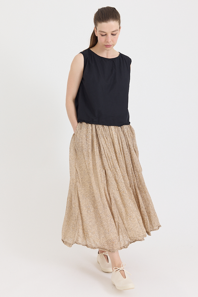 Metta - Ulla Skirt - Ginza Print Double Cotton Voile