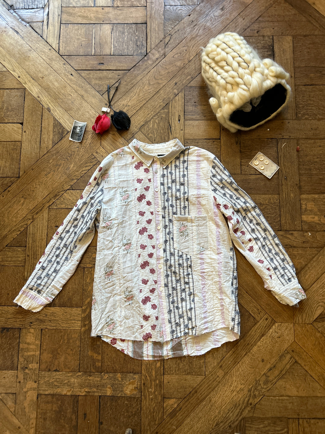 Archivio J. M. Ribot - Flowers Shirt - Cotton