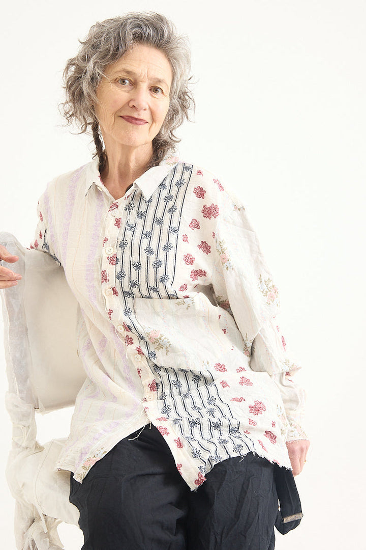 Archivio J. M. Ribot - Flowers Shirt - Cotton