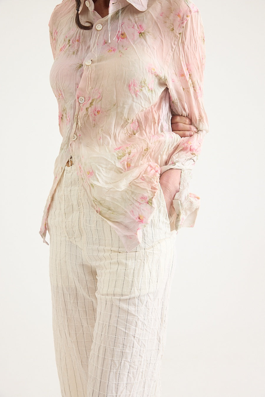 Archivio J. M. Ribot - Flowers Shirt - Vintage Silk