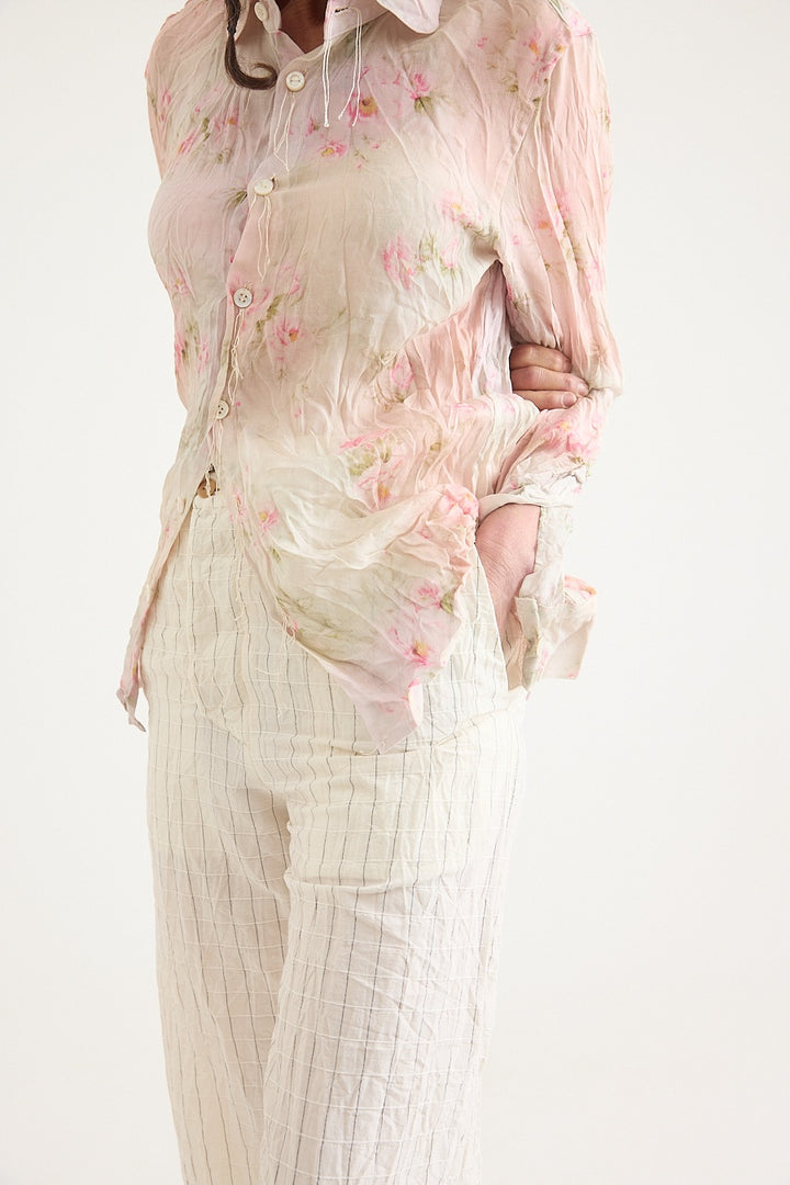 Archivio J. M. Ribot - Flowers Shirt - Vintage Silk