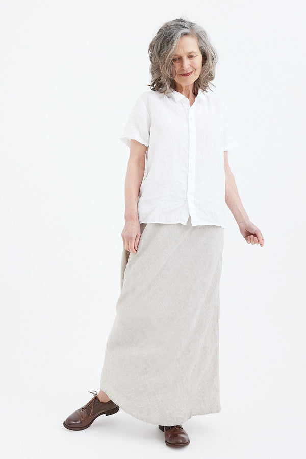 Metta - Bella Bias Cut Linen Skirt