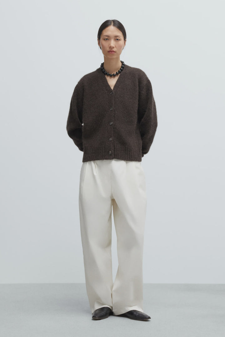 Cordera - Baby Alpaca Cardigan - Brown