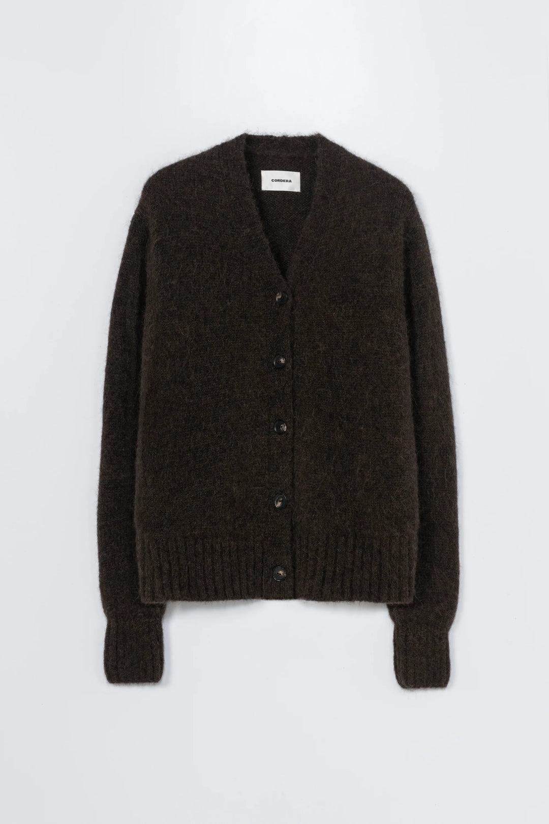 Cordera - Baby Alpaca Cardigan - Brown
