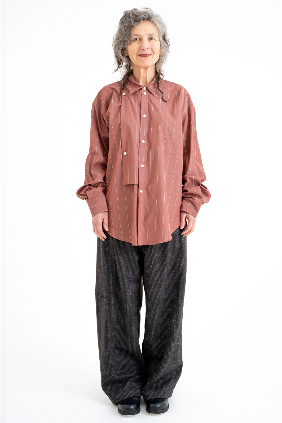 Wright + Doyle - Beaduc Shirt - Pompeian Stripe