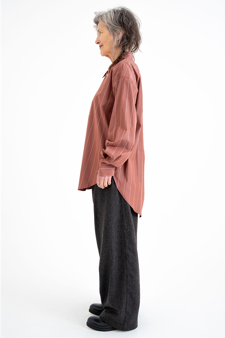 Wright + Doyle - Beaduc Shirt - Pompeian Stripe