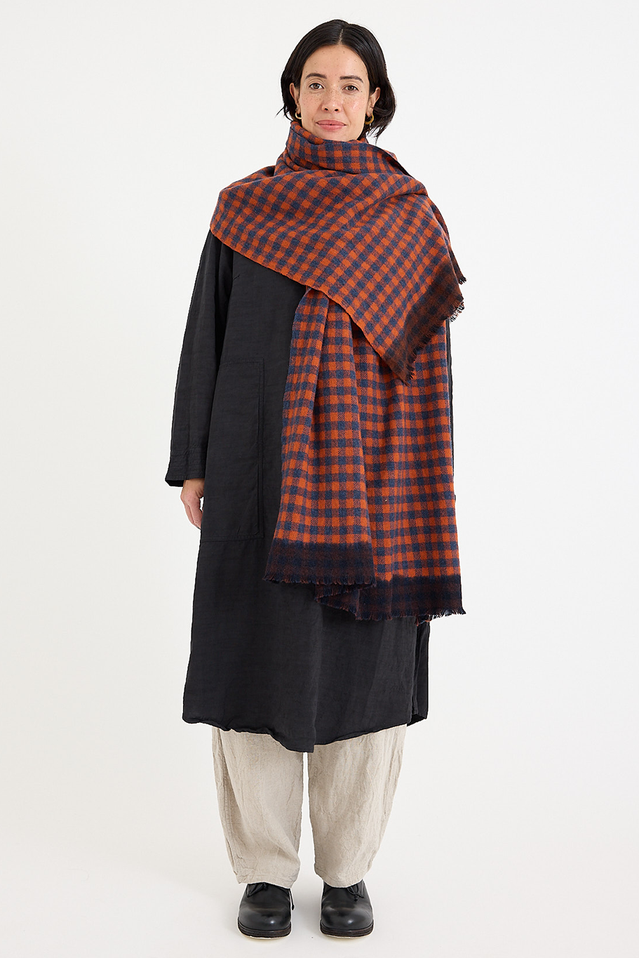 Lovat + Green - Beatles Scarf - Orange