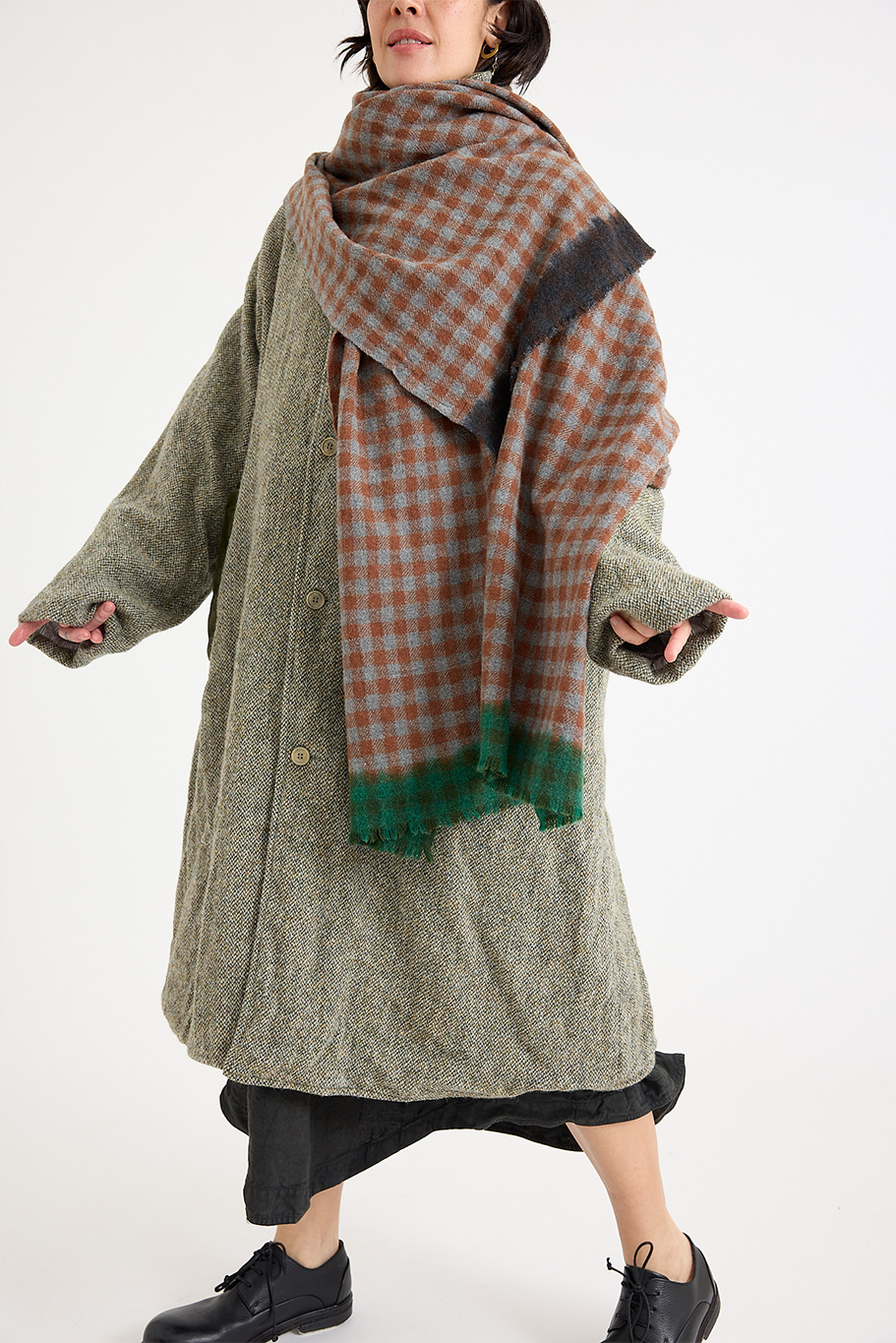 Lovat + Green - Beatles Scarf - Brown