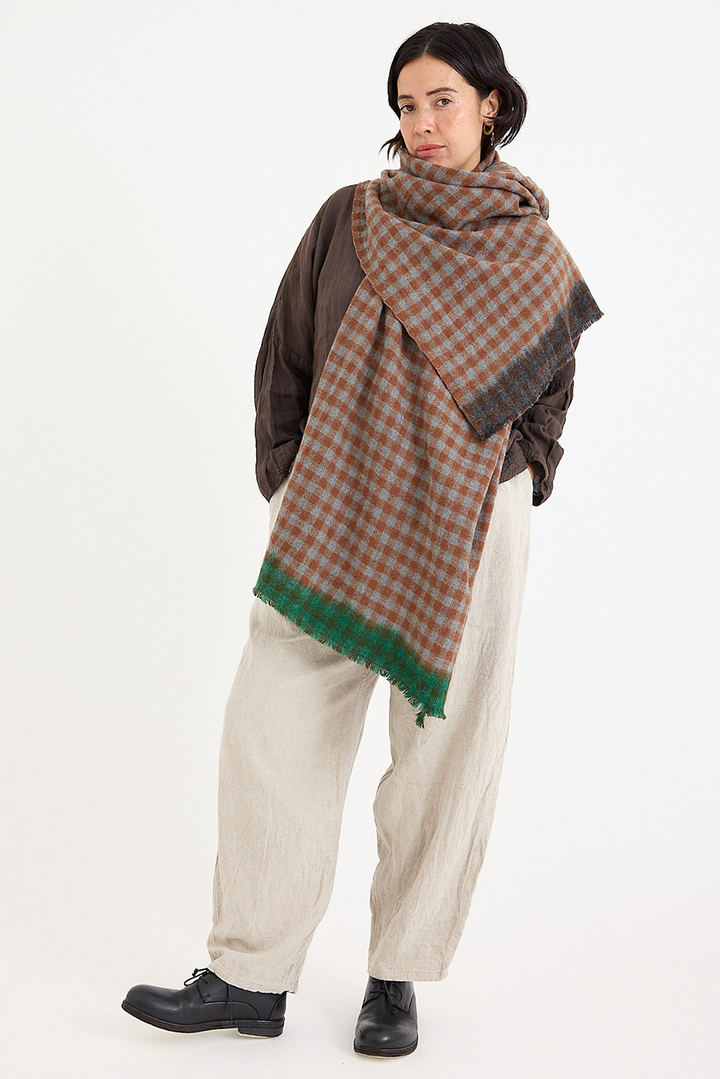 Lovat + Green - Beatles Scarf - Brown
