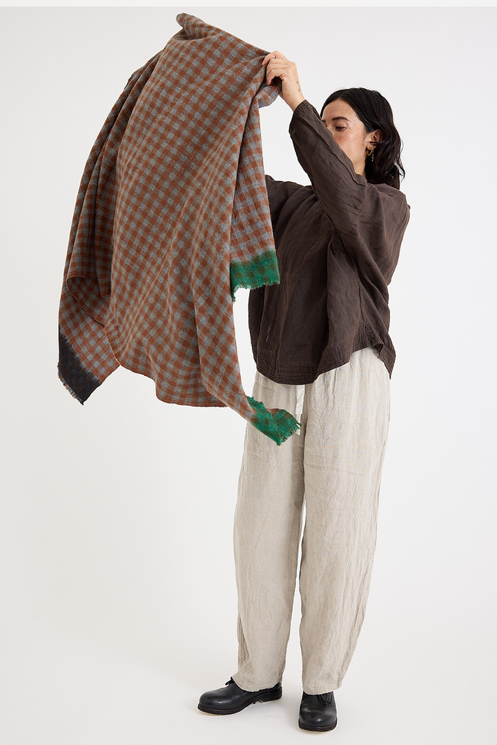 Lovat + Green - Beatles Scarf - Brown
