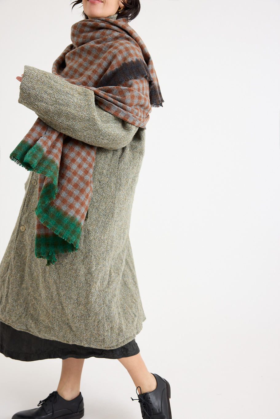 Lovat + Green - Beatles Scarf - Brown