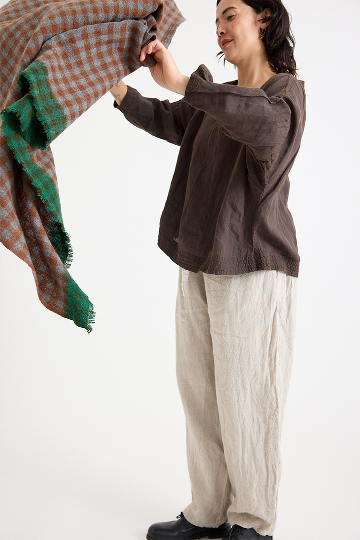 Lovat + Green - Beatles Scarf - Brown