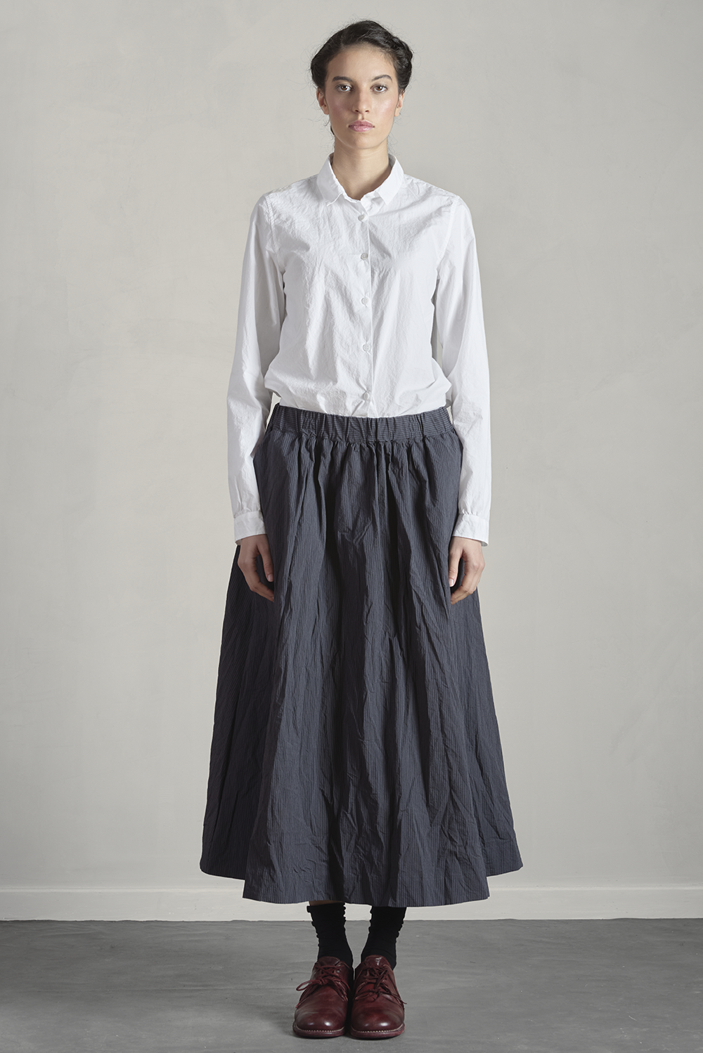 Bergfabel - Ivy Skirt - Grey Stripe