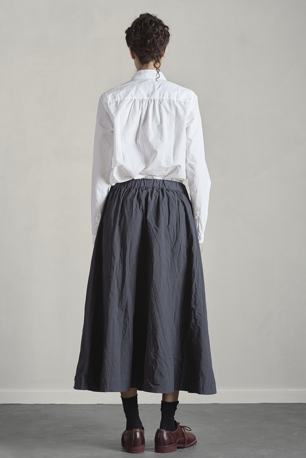 Bergfabel - Ivy Skirt - Grey Stripe