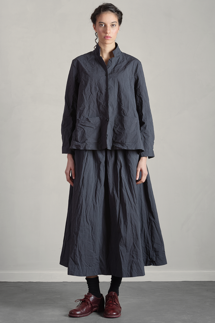 Bergfabel - Jenny Shirt - Grey Stripe